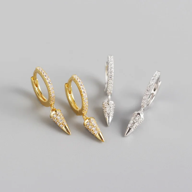

Серьги-кольца женские Геометрические, из серебра 925 пробы
