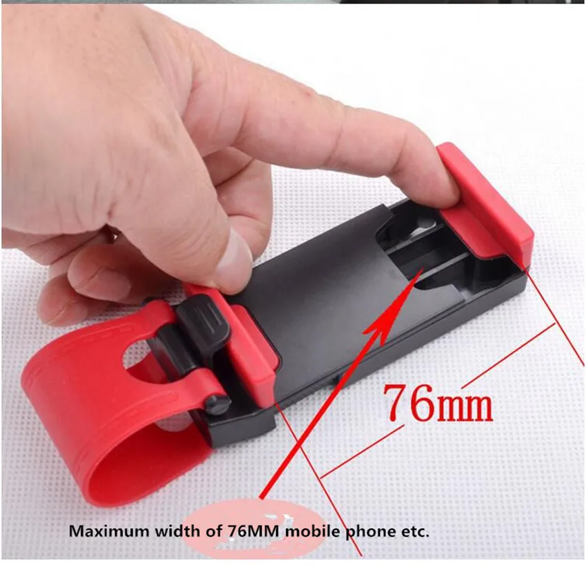 Car Phone Holder Steering Wheel Clip for Renault 2 button Clio Scenic Megane Duster Sandero Captur Twingo Modus | Автомобили и