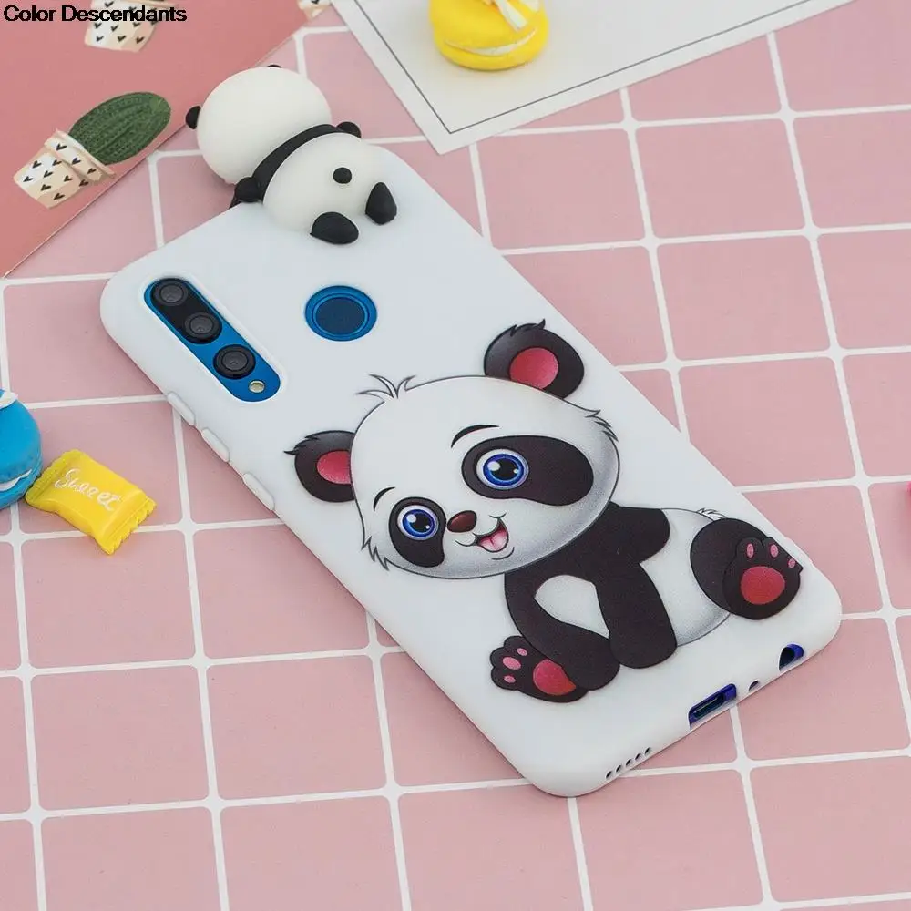 Чехол для Huawei Y5 Y6 Y7 Y9 Prime 2019 силиконовый чехол с милыми 3D пандами единорогом (2019)