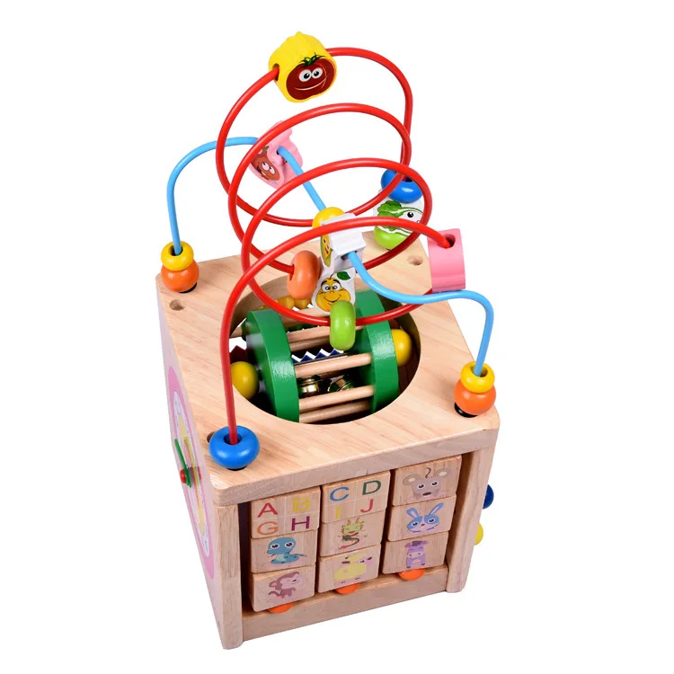 

Education Enlightenment Toys New Multi-Kinetic Energy Beetle Four-Sided Large Bead-Stringing Toy Treasure Chest Wholesale
