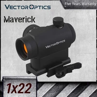 vector optics maverick 1x22 red dot 3moa sight fit night vision tactical compact sight scope for rifles handguns airsoft