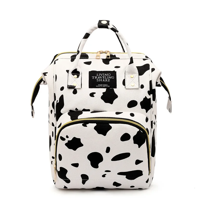 

2021 Ultralight Backpack Nylon Printed Maternity and Baby Bag for Pregnant Women Large-capacity Going Mummy Bag