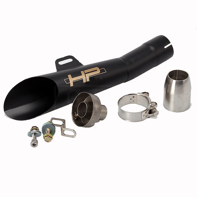h MT 03 мотоцикл для Yamaha MT03 MT 03 Slip-on Универсальный моторный крест выхлопная труба скутера Moto GP Escape глушитель ATV аксессуар - Цвет: h