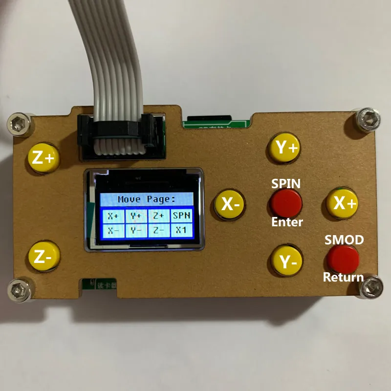 USB панель управления GRBL 1 с ЧПУ 3 оси лазерная гравировальная машина Drv8825 и 0