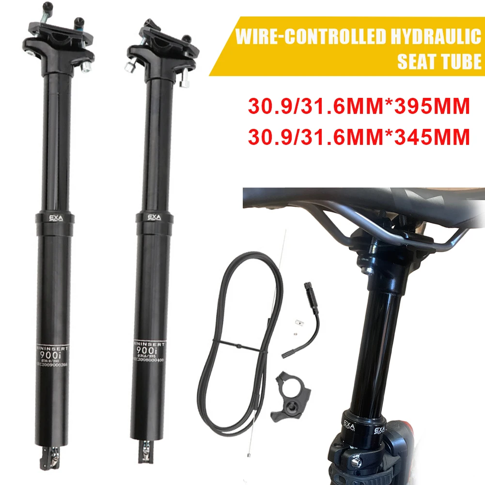 

EXA 900i Dropper Seatpost 30.9/31.6*395/345mm Mountain Bike Wire Control Lift Seat Tube Internal Routing Seat Post Dropshipping