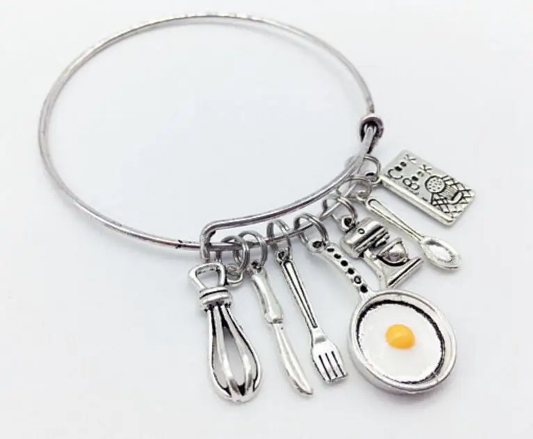 Кофемашина взбиватель столовый нож Вилка Ложка поварская книга Подвеска Амулет