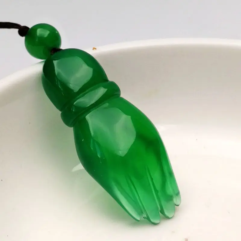 Бутик натуральный поливающий зеленый нефрит миелин фушоу пин-Ань Будда ручной