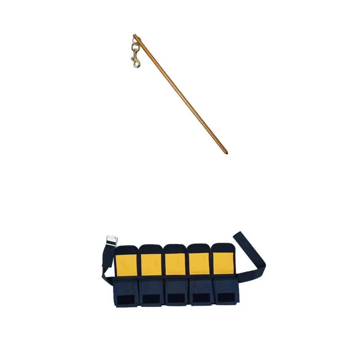 

Scuba Diving Weight Belt & Lobster Sticks Pointer With Bolt Snap Clip