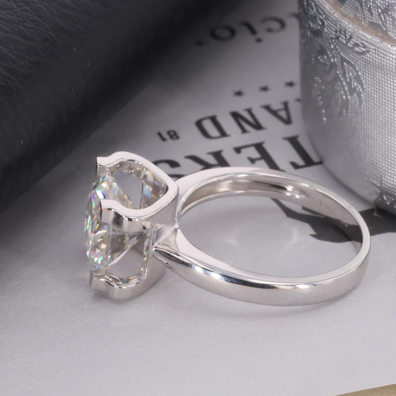 Женское кольцо с муассанитом 3 карата муассанитом|Кольца| |