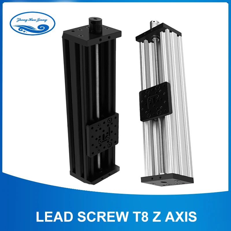 

Lead Screw T8 Z Axis 3d Printer Open builds Z-axis Diy C-beam CNC Sliding Table 300mm 400mm 350mm Linear Actuator Bundle Kit