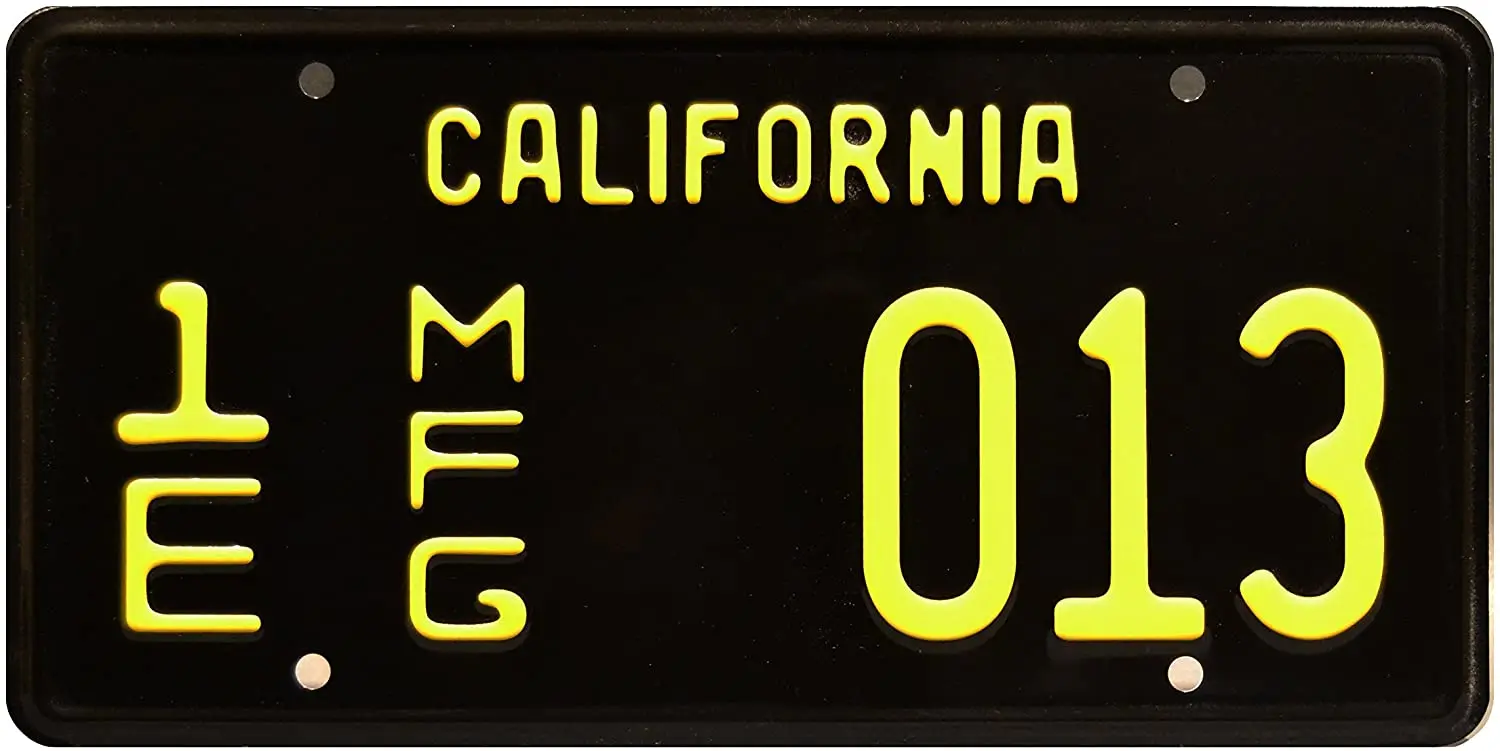 

Celebrity Machines Mustang GT 350 | Shelby Cobra | Metal Stamped License Plate