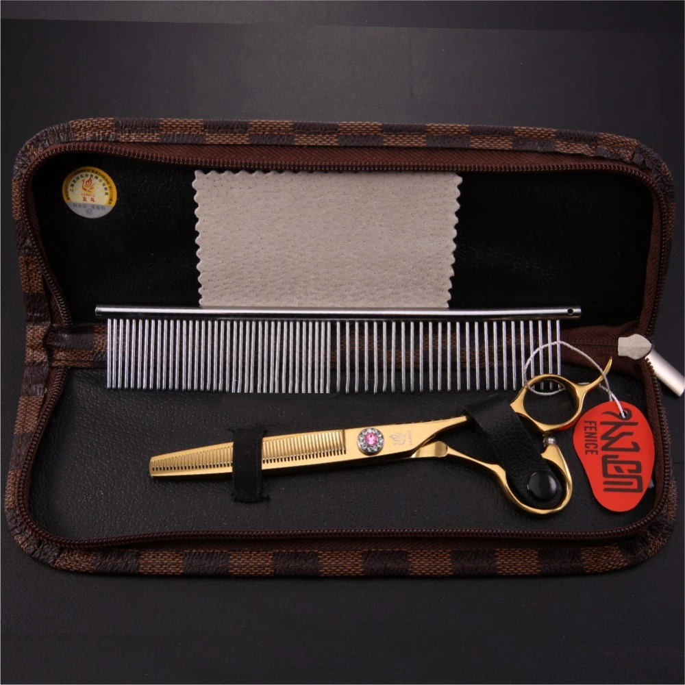 Профессиональные филировочные ножницы Fenice из нержавеющей стали 6 5 дюйма для