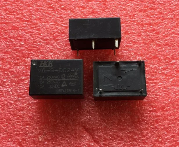 V6 S DC5V DC12V 10А 5В 12В 24В 5stücke DC24V|Реле| |