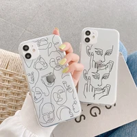 Abstract art painting Phone Case for Huawei P20 P30 P40 Lite Mate Pro Smart Honor V20 Nova Soft Cover