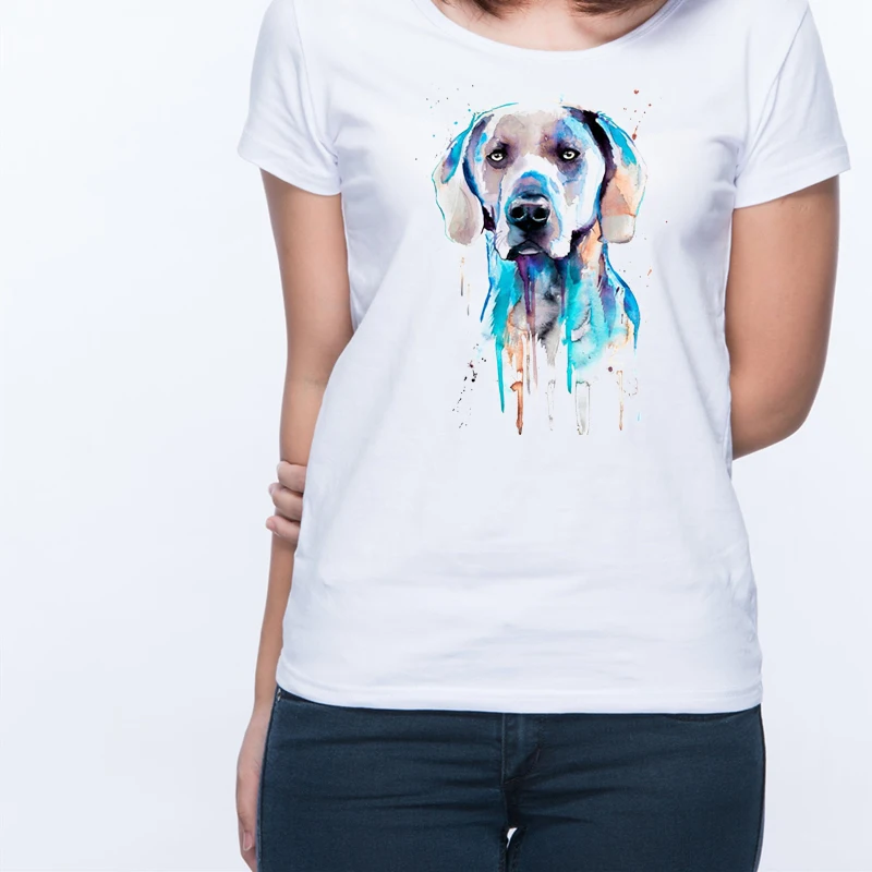 

Tshirt Labrador Retrievers Graphic Tee Tops Goth Cute Dog Watercolor T Shirt Tops Women 2021 Clothes Harajuku Shirts Cow Print