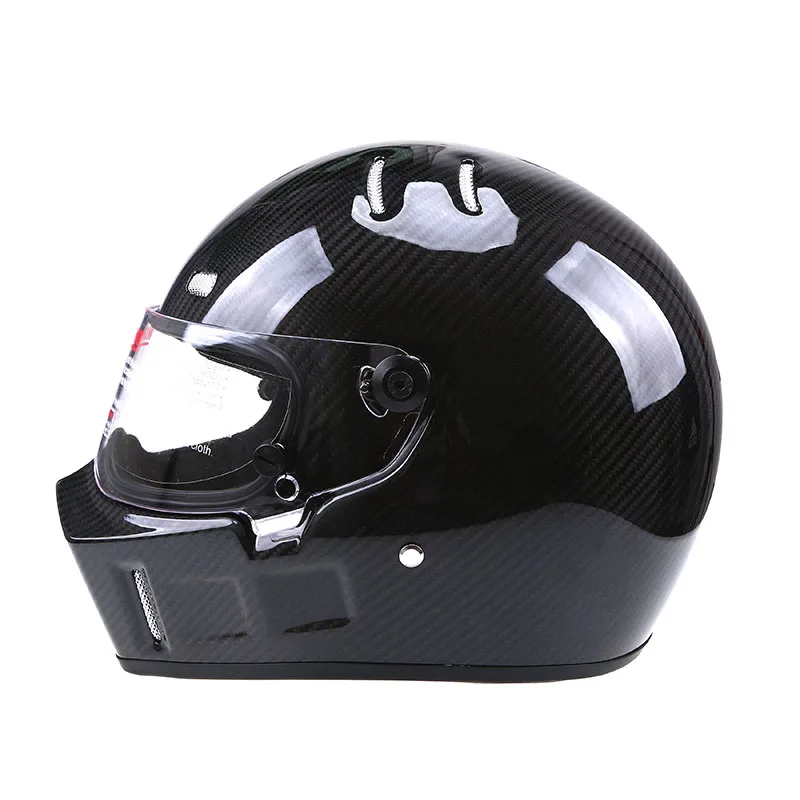 Мотоциклетный шлем POSSBAY из углеродного волокна