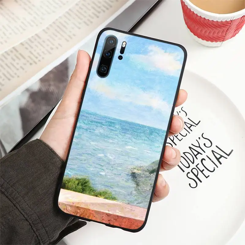 

Art oil painting illustration beautiful Phone Case For Huawei P40 P20 P30 lite Pro P Smart 2019 Mate 40 20 10 Lite Pro Nova 5t