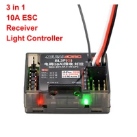dumborc bl3f bl3fg 2 4g 3 in 1 6ch receiver with gryo light controller esc w6v 1 5a bec for 112 114 116 rc car parts