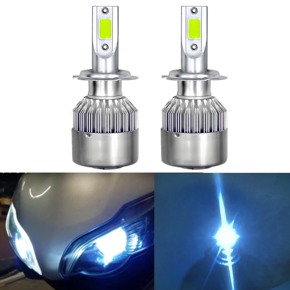 C6 светодиодные лампы для фар мотоцикла H7 Honda CBR600RR CBR1000RR CBR 600RR 1000RR 2003 2017 8000K| |