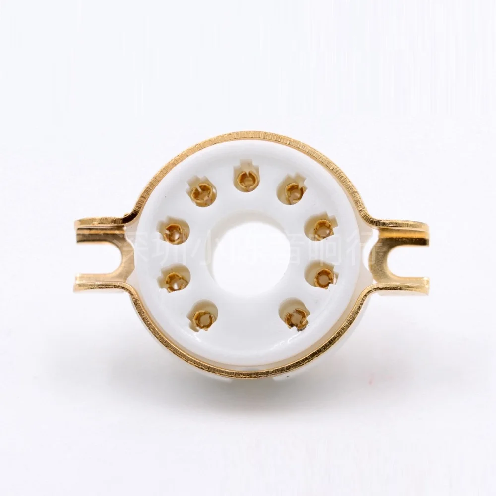 Большой керамический держатель клапана 9 контактов 2 шт. электронная трубка