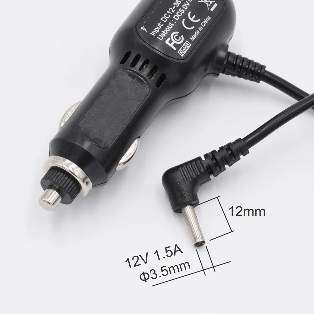 XCGaoon 1 5 метр 12V 1.5A Диаметр 3 мм зарядки Порты и разъёмы с двойной 5V 3.5A зарядных порта