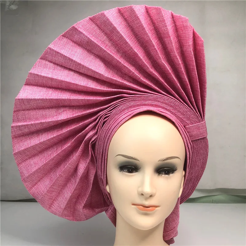 Тюрбаны gele для женщин нигерийские aso oke капор Анкара африканская шапка