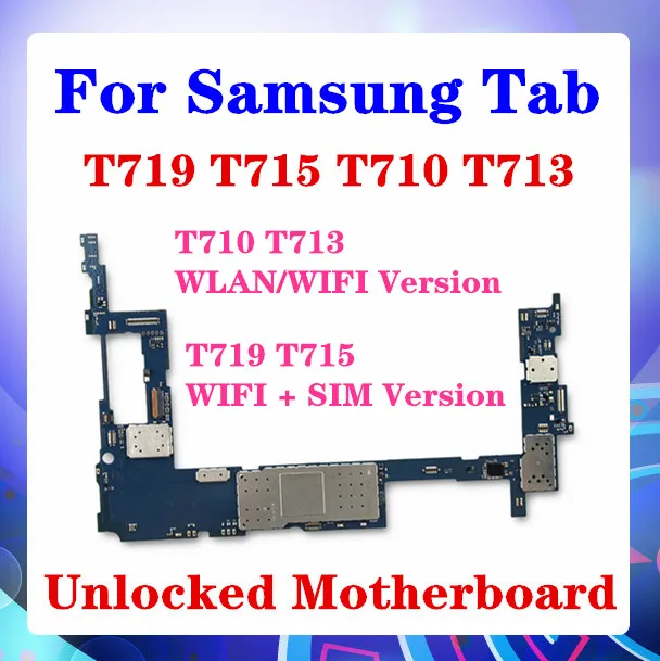 Для Samsung Galaxy Tab S2 T719 T715 T710 T713 материнская плата WIFI + SIM Поддержка WIFI/WLAN версия