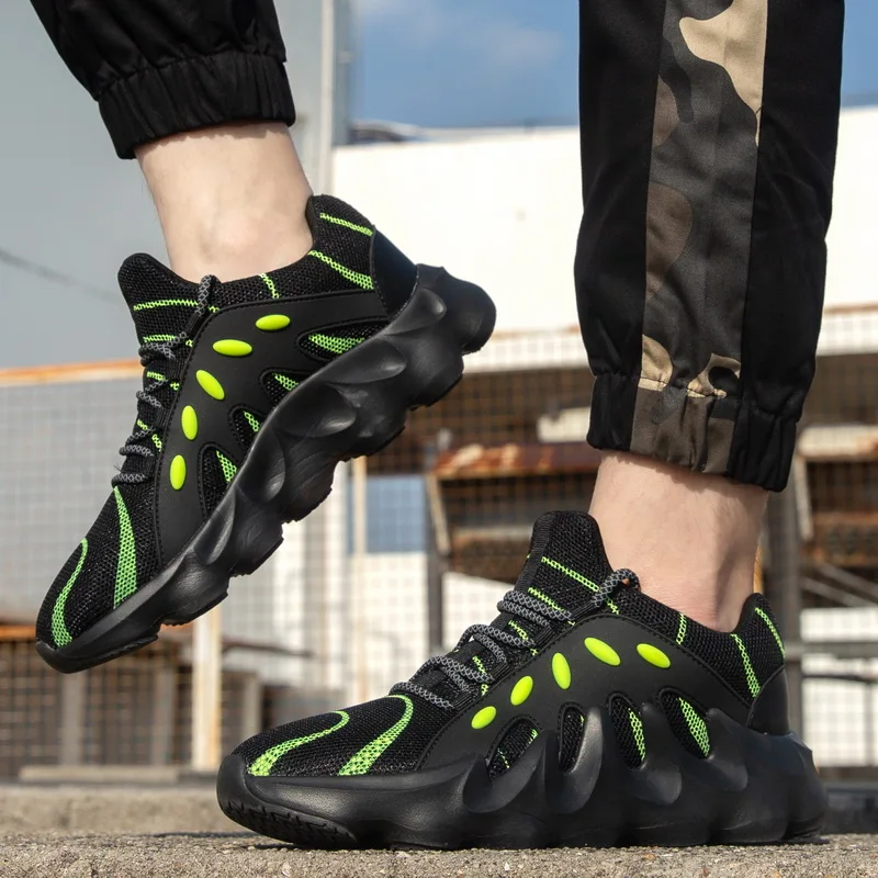 Новая спортивная обувь для мужчин тренд уличный коренастый кроссовки