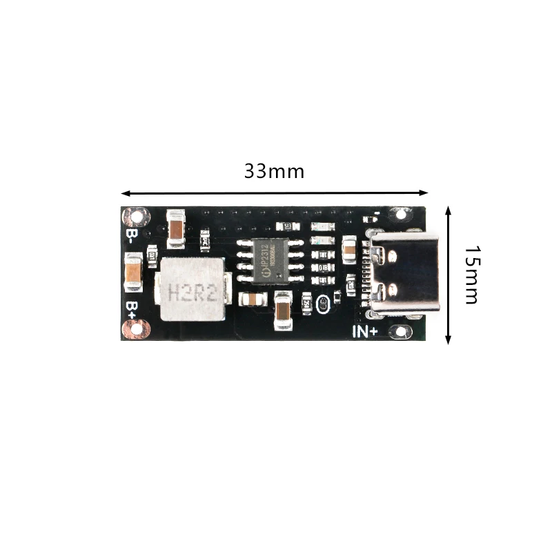 Высоковольтный USB-вход типа C 3A полимерная Тройная литиевая батарея плата быстрой