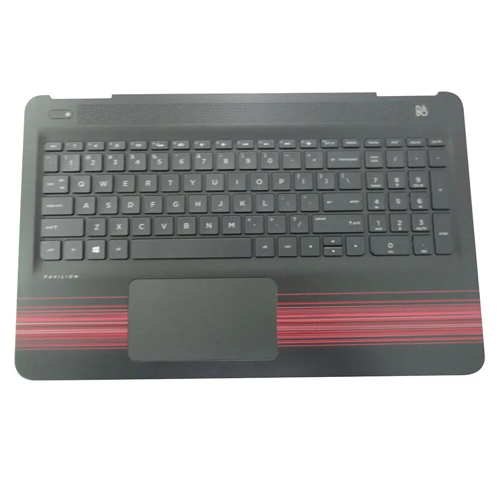 Barato JIANGLUN-Teclado Retroiluminado Y Panel Táctil Para HP Pavilion 15-AU 15-AW, 856041-001