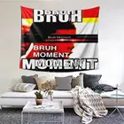 Гобелен Bruh Instant, Забавный гобелен, настенное покрывало, богемное подвесное одеяло для спальни, общежития