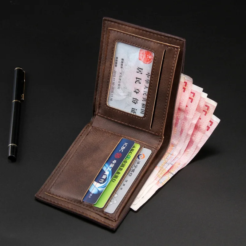 Корейский вариант 2019 новый мужской матовый кошелек короткий модный Стандартные