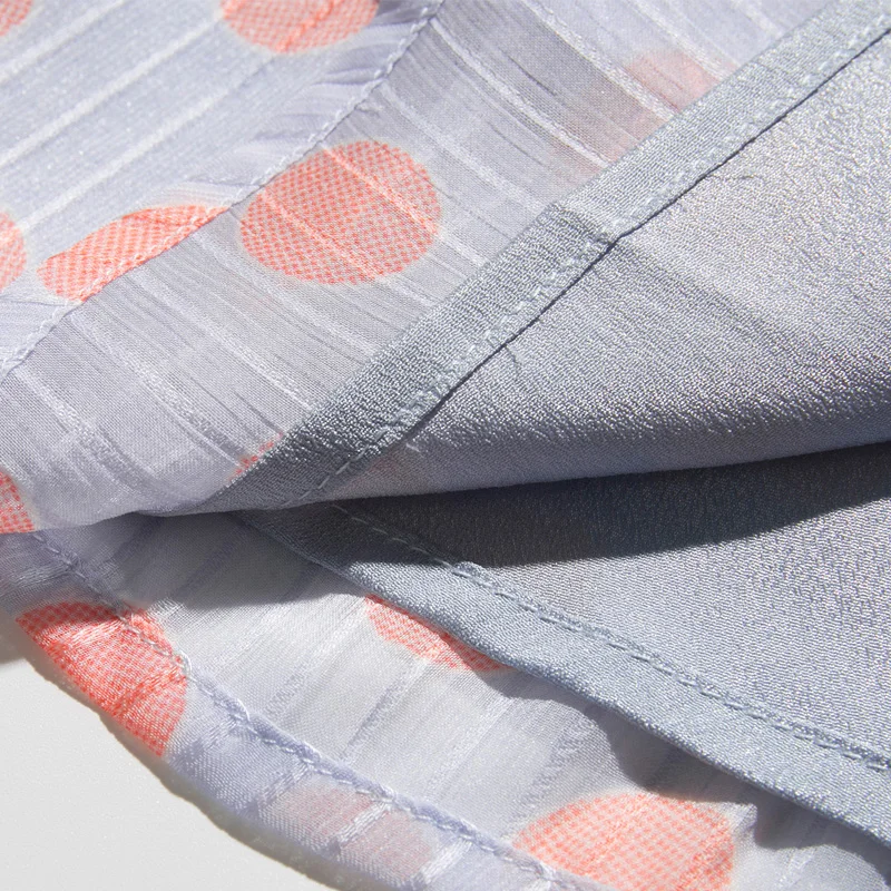 Летний женский комбинезон повседневный в горошек с V образным вырезом и длинными