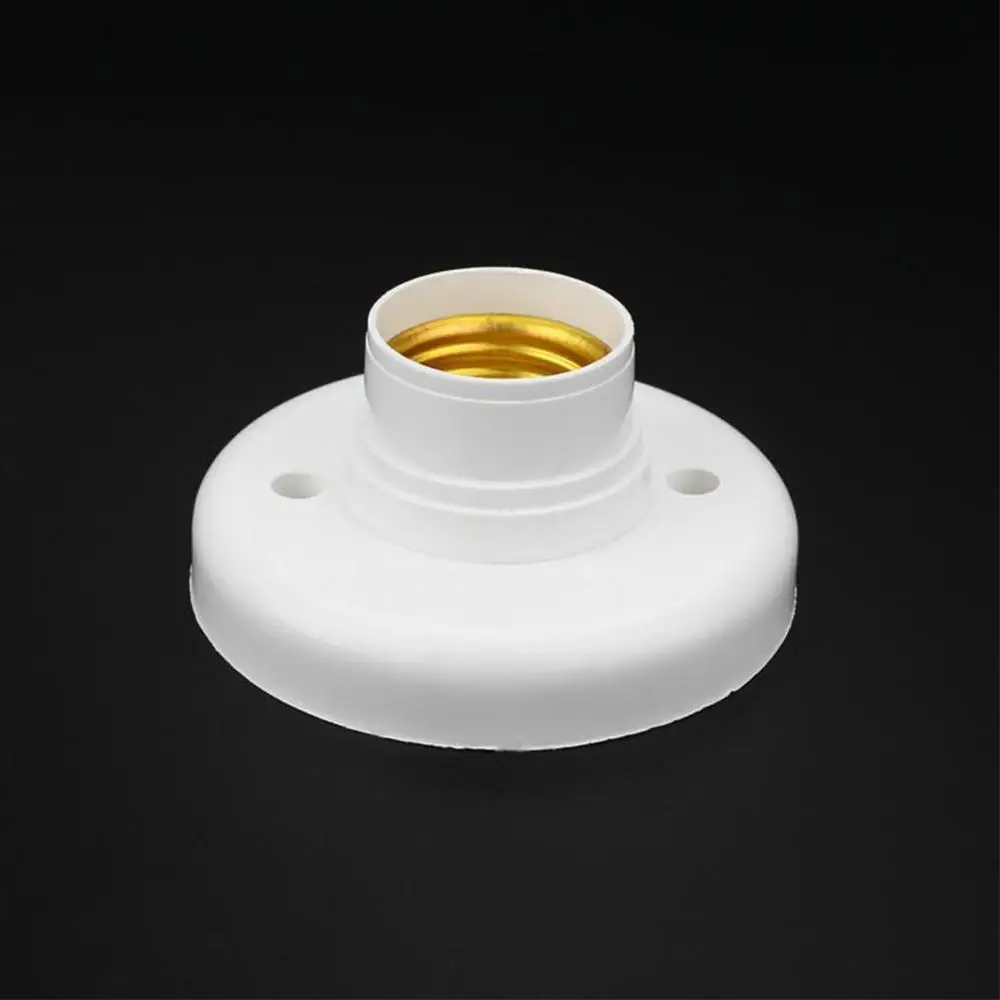 

Household LED Light Bulb Holder Round Square Fitting Switch Plug Lamp Socket US 6A Socket Hanging For Home Base 110V-220V E E8E8