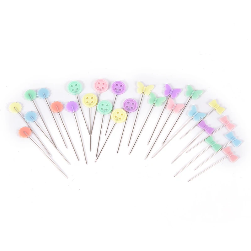 

50X Patchwork Pins Flower Button Head Pins DIY Quilting Tool Sewing Accessories