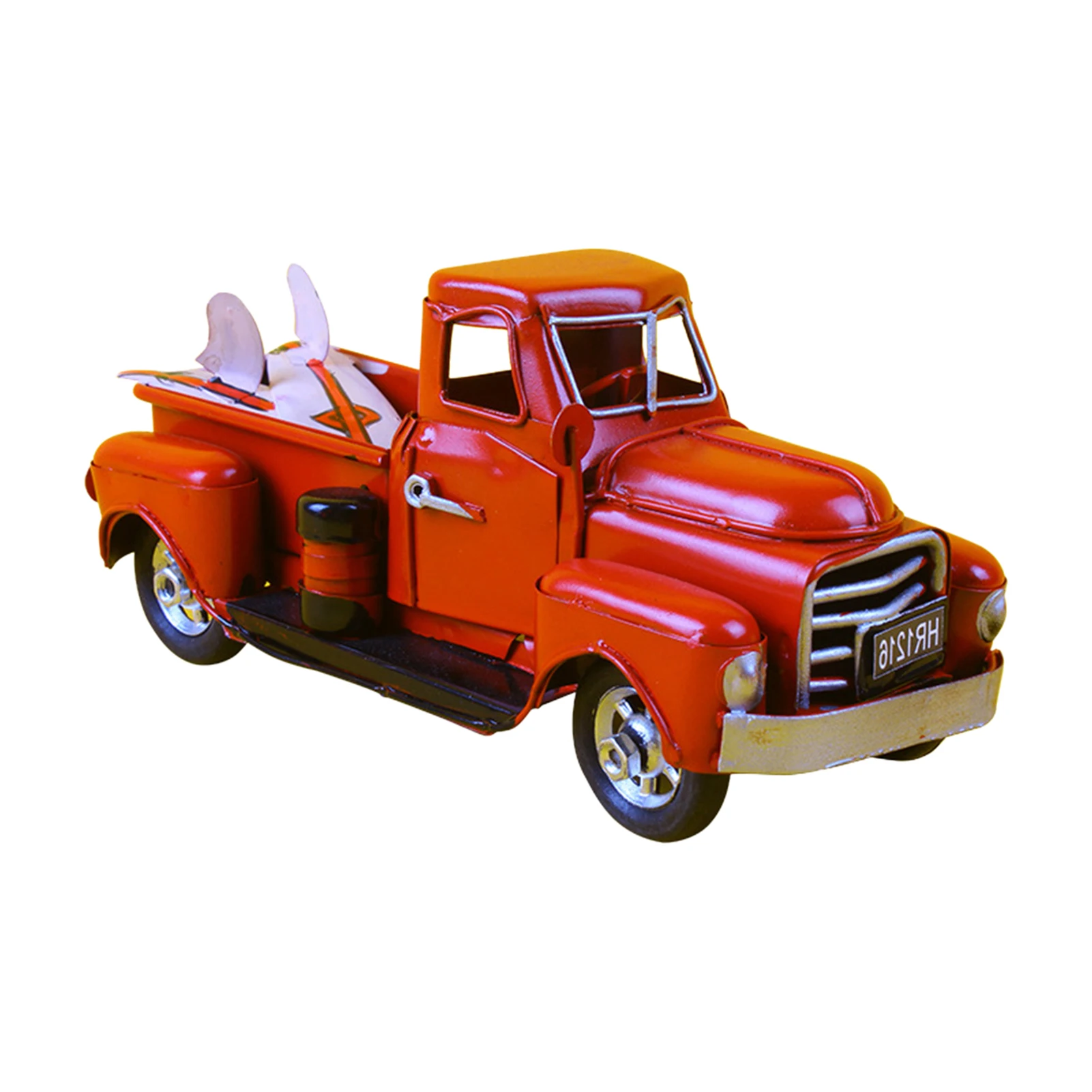 

Colorful Antique Style Truck Model Toy Highly Simulation Children Car Toys Vehicle Toy Vintage Metal Truck Craft Decoration