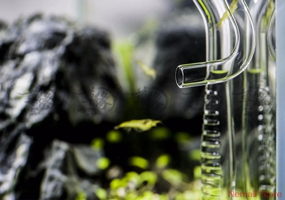 VIV качество ada power Мини стеклянный поток потока для аквариума фильтр трубы и