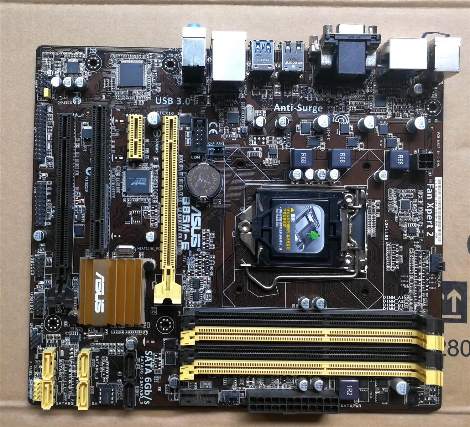 Б/у Материнская плата Asus B85M E B85 Socket LGA 1150 i7 i5 i3 DDR3 32G SATA3 USB3.0 Micro ATX|Материнские платы| |