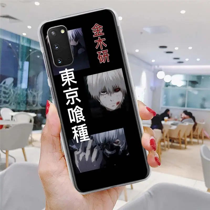 

Cartoon Tokyo Ghoul Kaneki Ken Phone Case For Samsung Galaxy S21 Ultra S20 FE 5G 8 9 10 Plus S20 Plus S20 Ultra Back Cover Coque