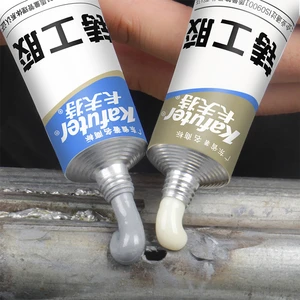 65/100g Hot Industrial Repair Paste Glue Heat Resistance Cold Weld Metal Repair Paste A&B Adhesive Gel