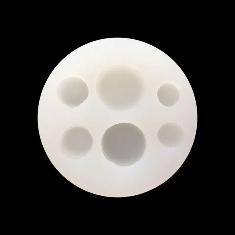 

69HB 3D Macaron Mould DIY Pendant Silicone Resin Mold Jewelry Making Baking Tools