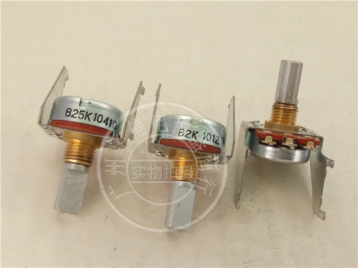 3 шт. для NOBLE B25K 16 Тип односекционный потенциометр с подставкой/ручкой длиной мм f -