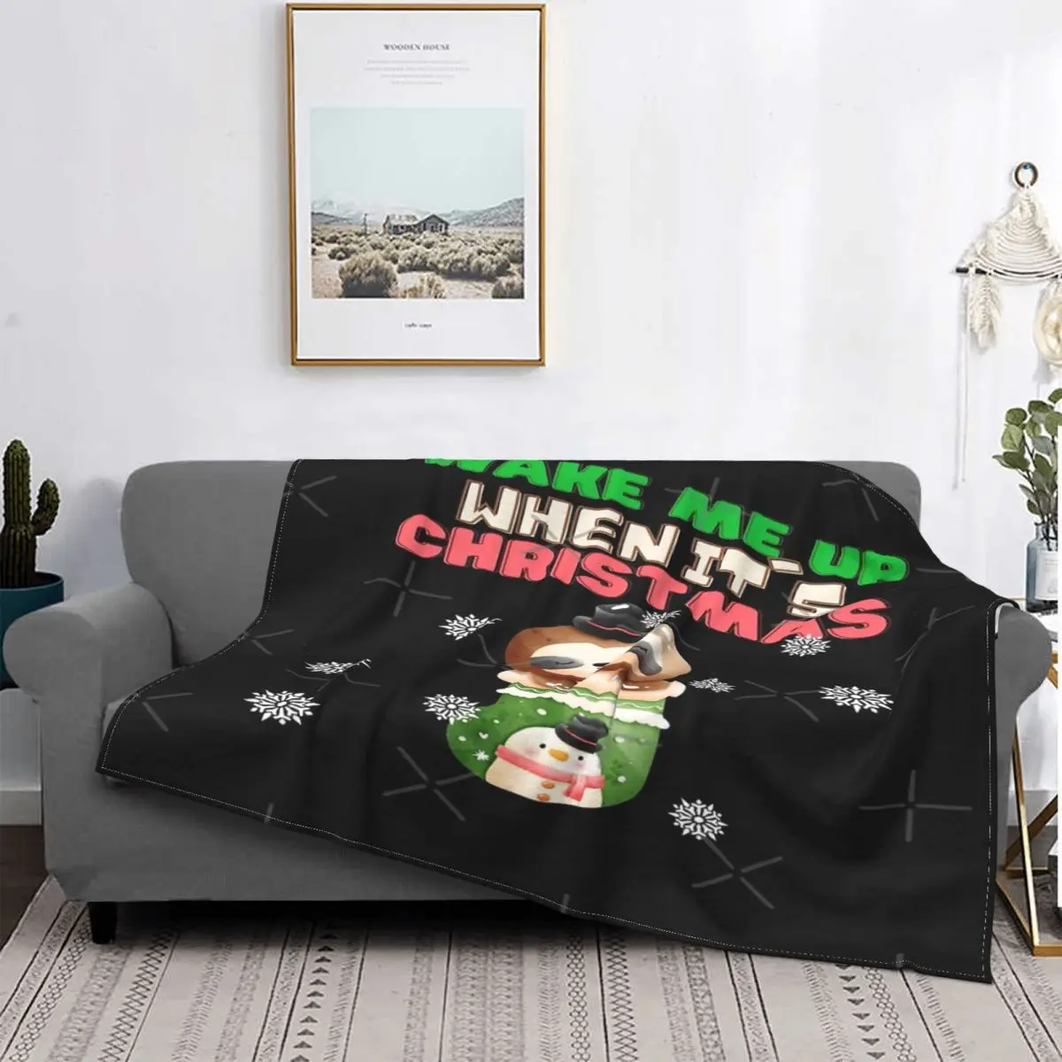 

Wake Me Up cuando es 22 Manta, colcha de cama a cuadros, mantas de cama a cuadros, manta para niños