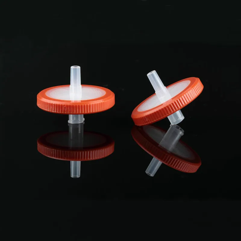 Шприцевой фильтр PTFE Luer Lock 13 мм/25 мм изготовлен из гидрофильного