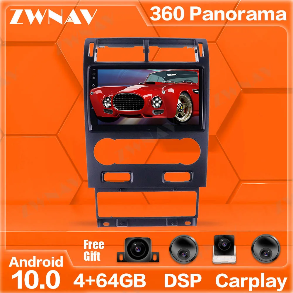 DSP carplay Android 10 0 экран Автомобильный мультимедийный плеер для Ford fusion mondeo 2004 2007 GPS