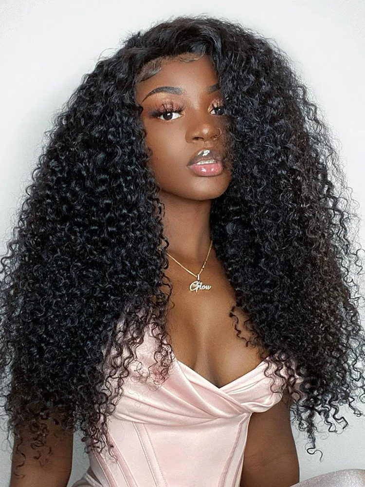 5/10 шт. кудрявые накладные человеческие волосы натурального цвета | Шиньоны и