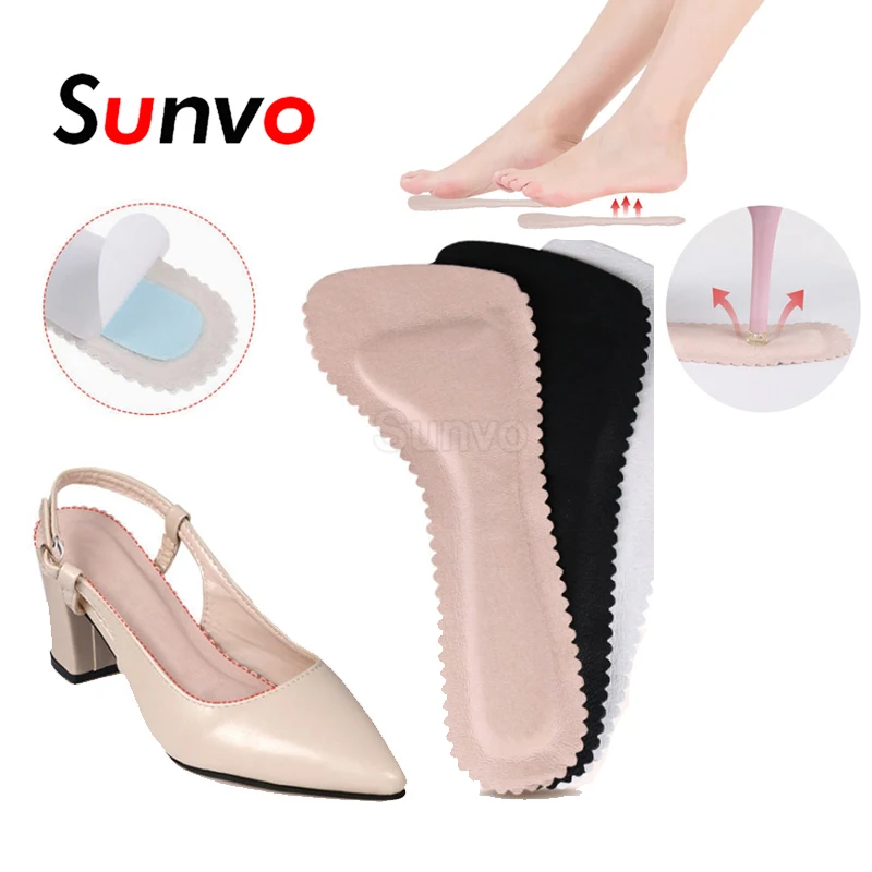 

High Heels Women Insoles for Shoes Flat Foot Arch Support Massage Insole Fot Pain Relief Shoe Coussin Health Care Leather Pads