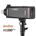 Godox AD200pro 200Ws наружная Вспышка TTL HSS 2,4G Беспроводная X СИСТЕМА AD200 PRO карманная вспышка для Sony Nikon Canon Fuji