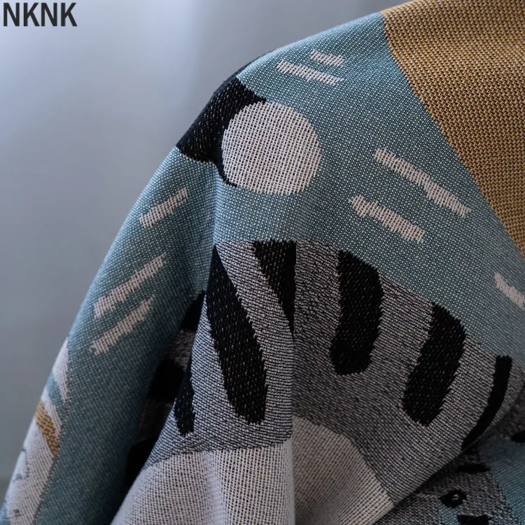 

Halloween style tassel throw blanket for beds sofa towel single full cover sofa blanket winter picnic mat nordic tapestry