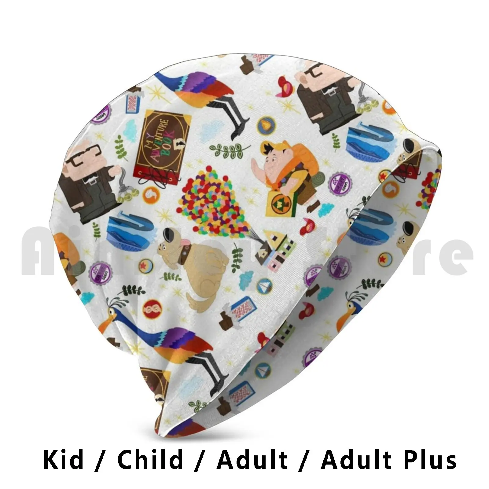 Приключения здесь! Шапочка с углублением шапки принтом сделай сам шары Кевина